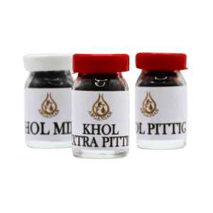 khol navulling, drie varianten: mild, pittig en extra pittig