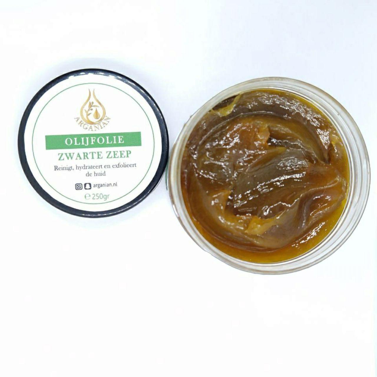 Zwarte Zeep met Olijf - Afbeelding 2