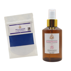Rozenwater met nila poeder bundel